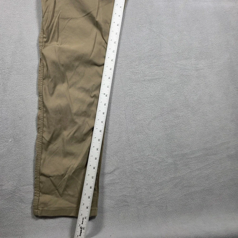 Wrangler Pants Mens 36x32 Tan Straight Leg All Terrain Gear Stretch Tan